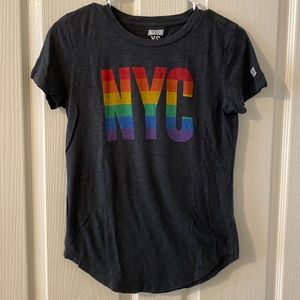 Tailgate Rainbow Pride NYC tee. Size XS